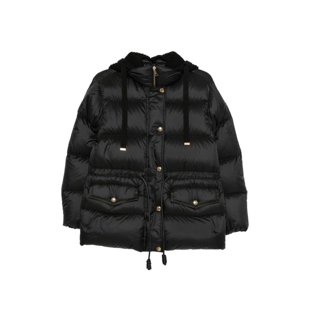 Moncler Black Jackets - Puffer Jackets Women